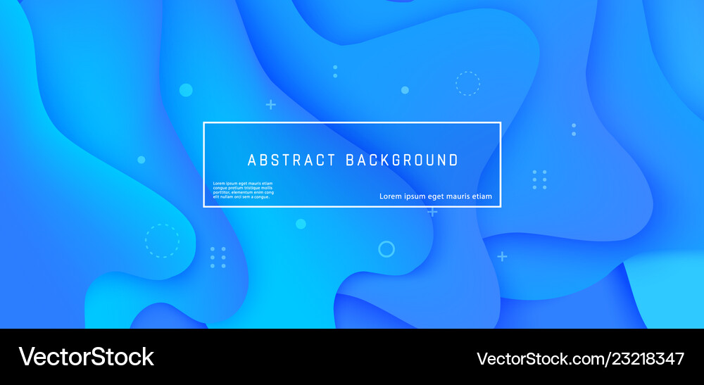 Abstract background wave motion flow blue Vector Image