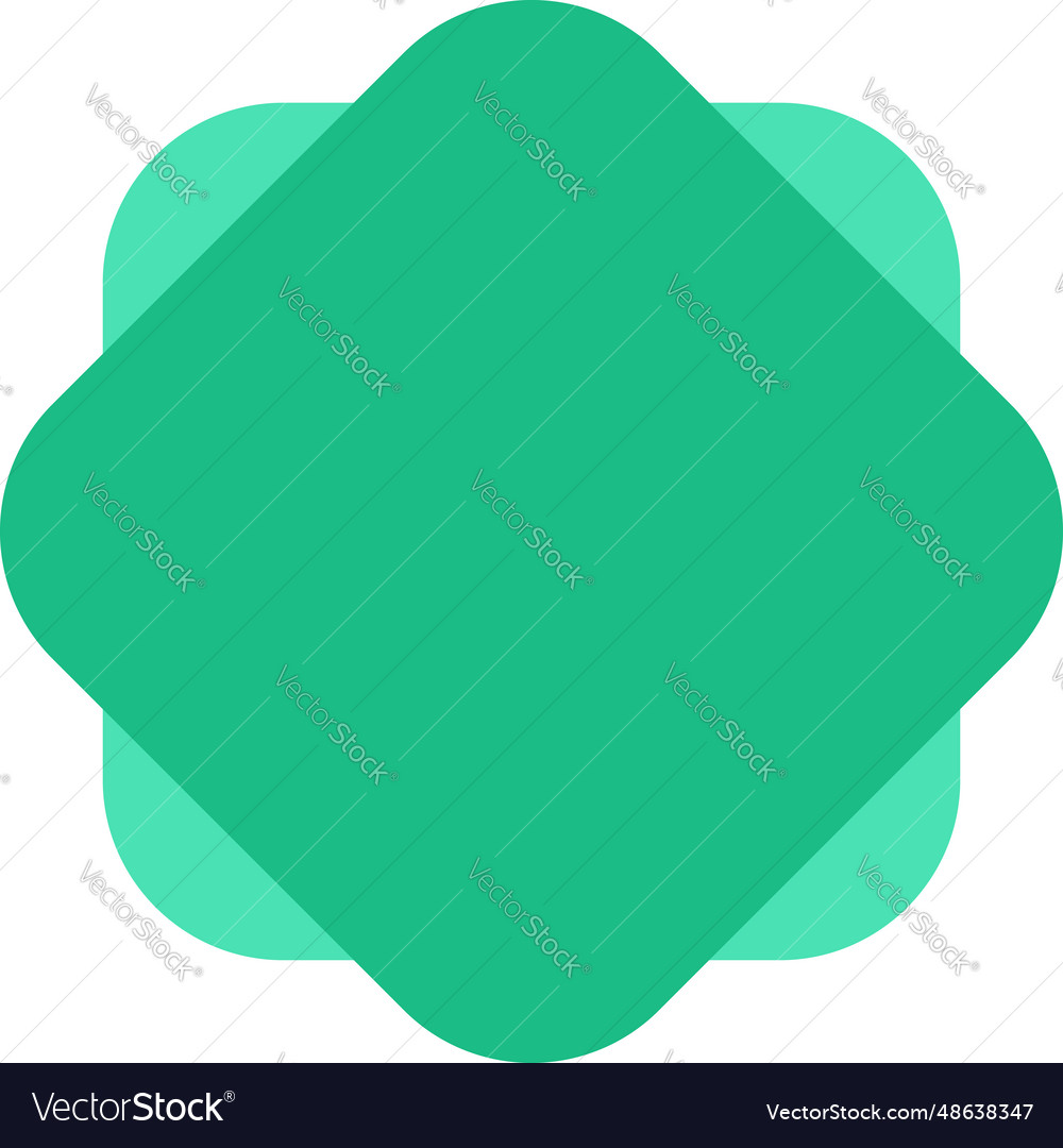 Abstract geometric intersection square background vector image Abstract geometric intersection square background