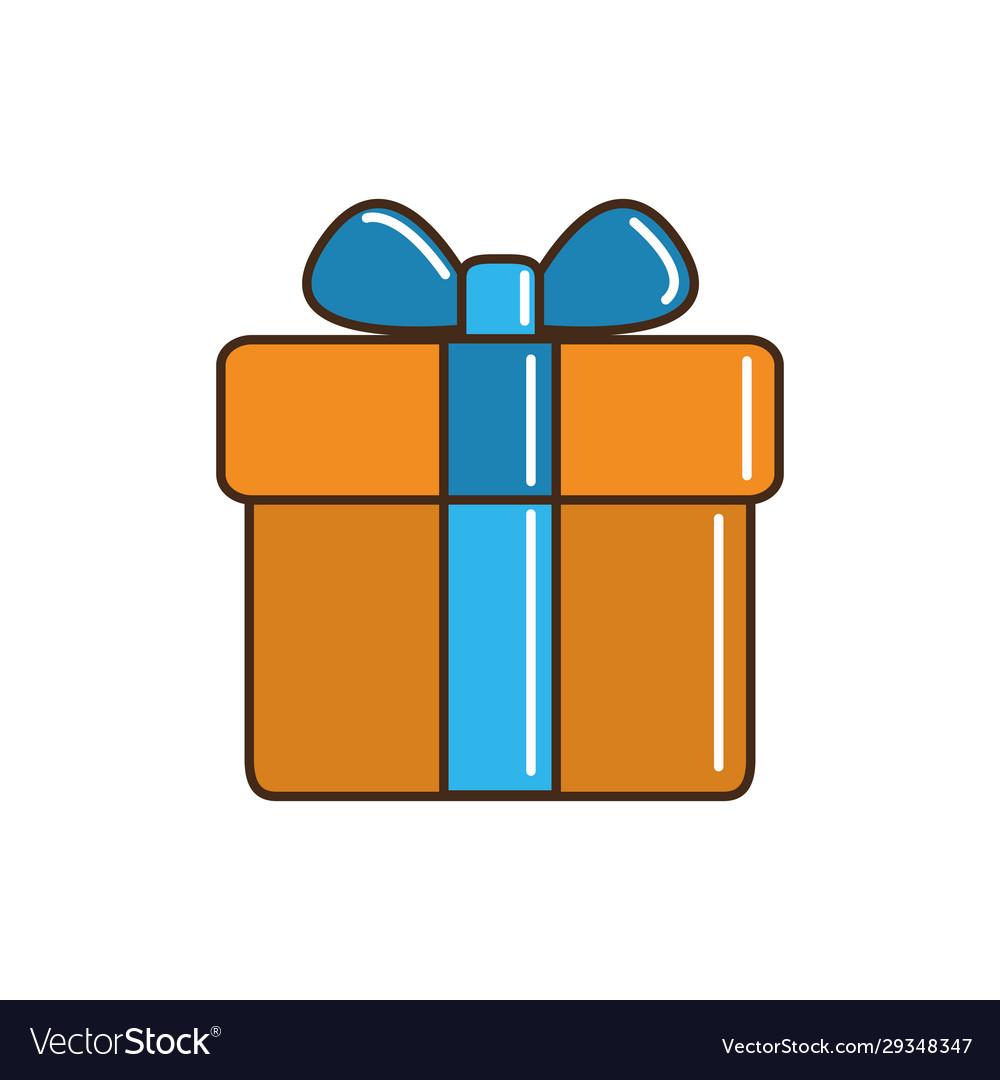 Geschenkbox Band Überraschung Fracht Lieferlinie