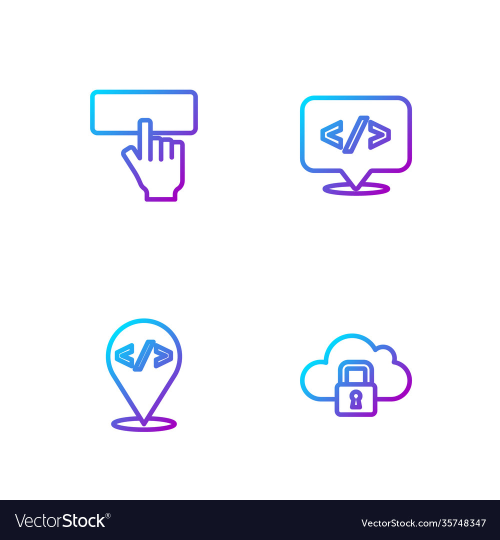 Set line cloud computing lock front end
