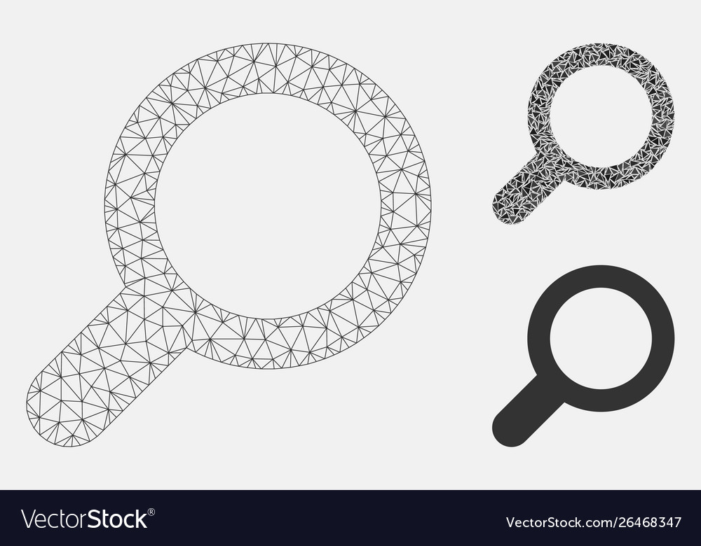 View mesh network model and triangle mosaic