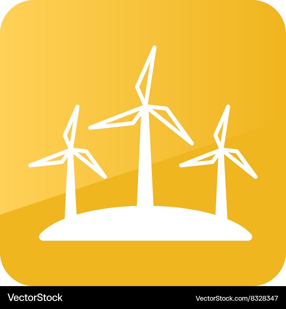 Windmill icon farm Royalty Free Vector Image - VectorStock