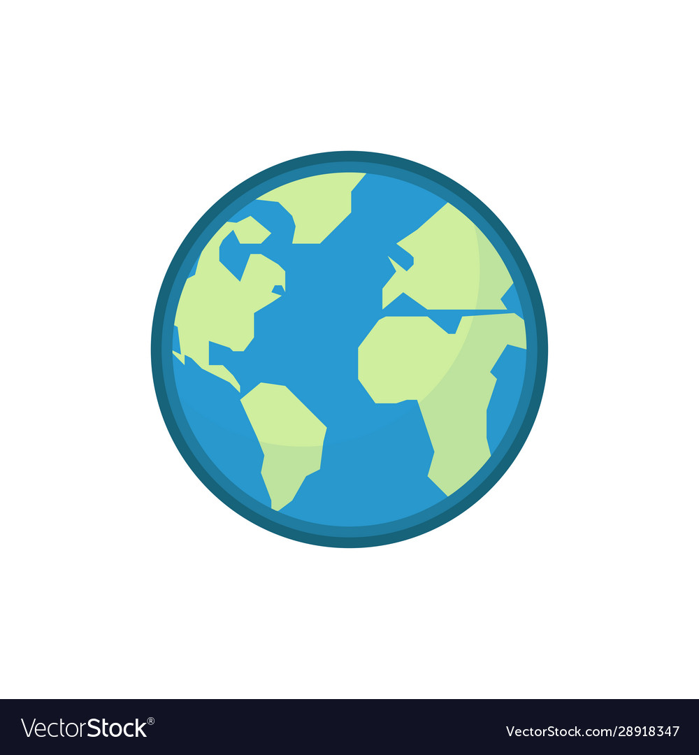 World map icon