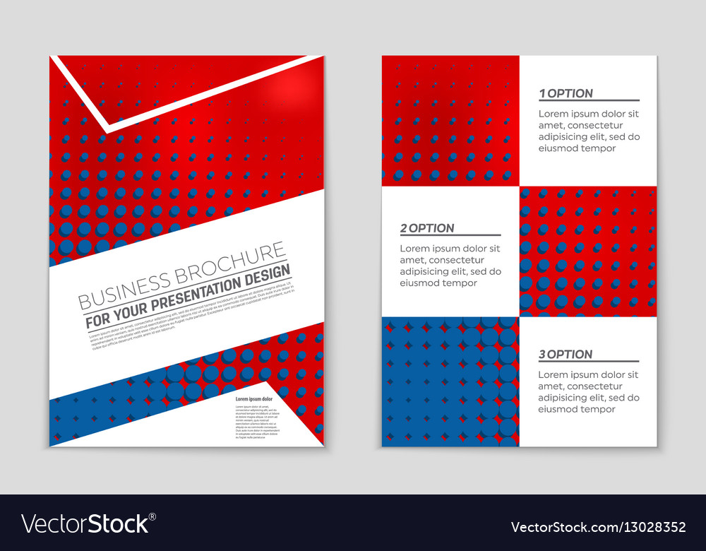 Abstract layout background set for art