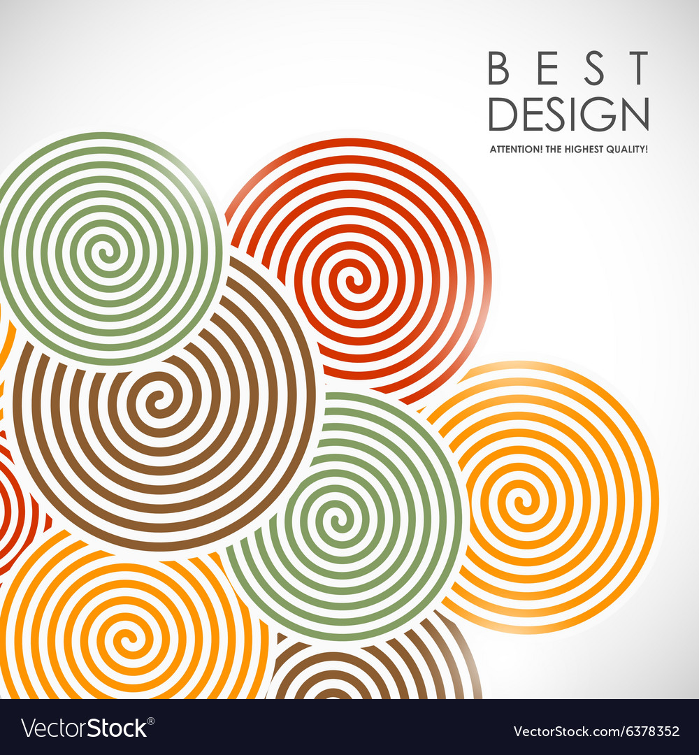 Abstract Spiral Pattern