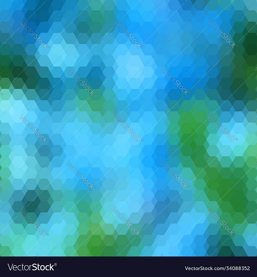 Background with colorful hex grid vector image Background with colorful hex grid