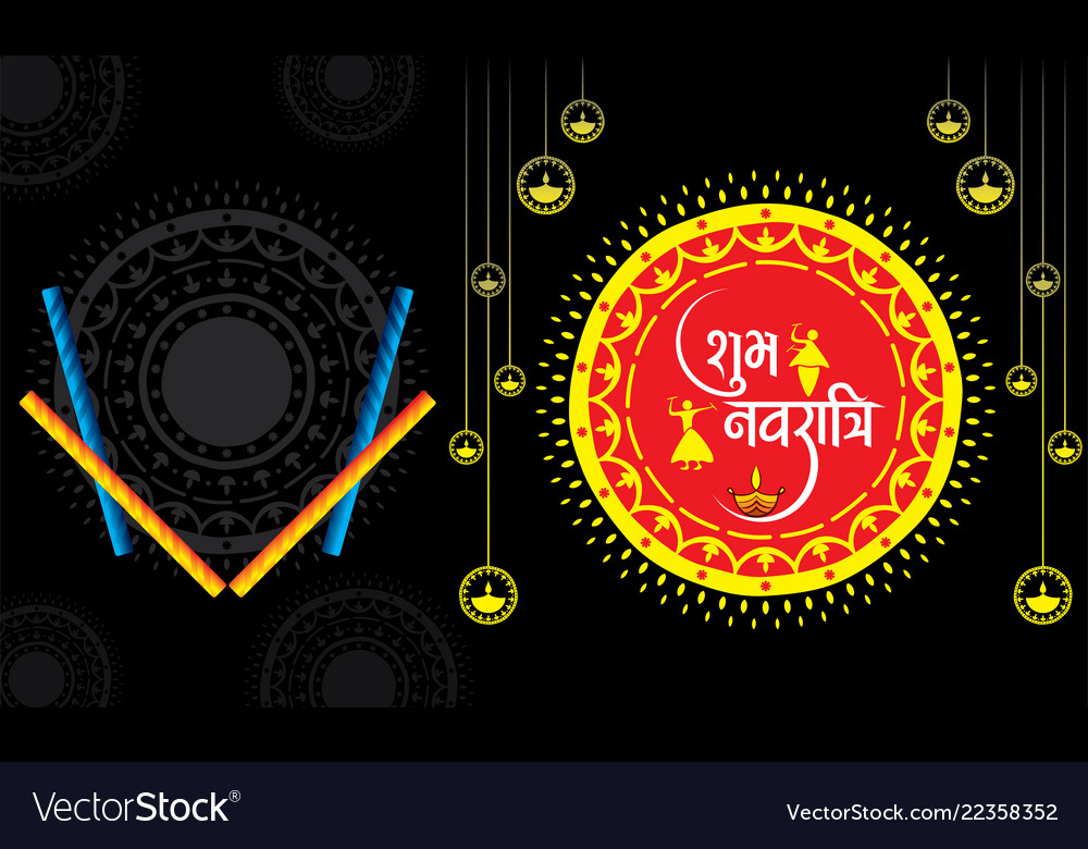 Celebrate navratri festival design