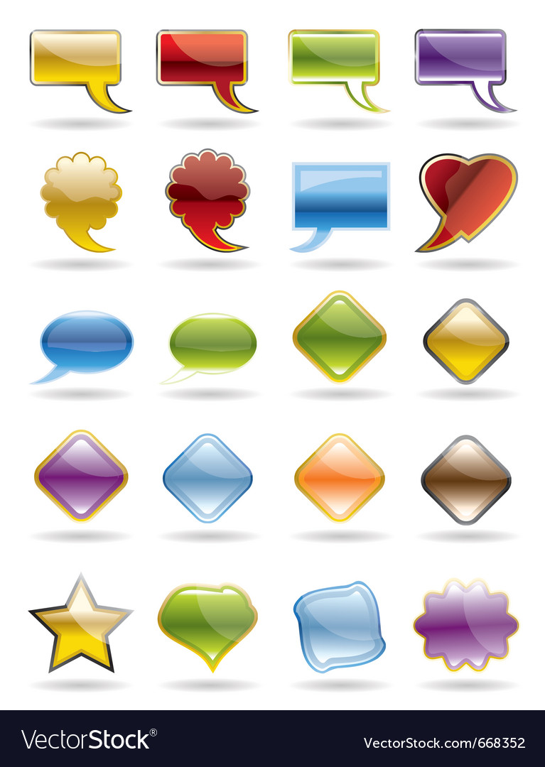Glossy Web Elements Collection