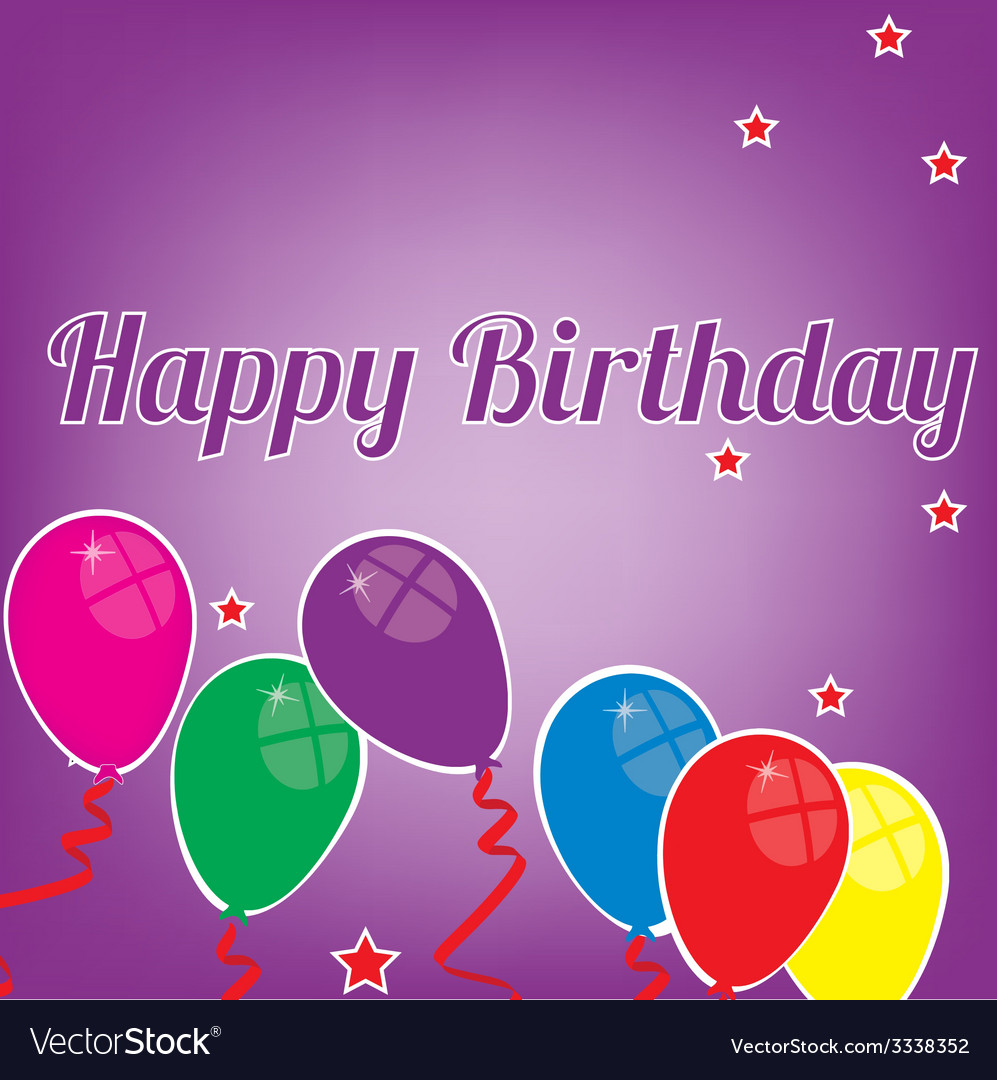 Happy birthday Royalty Free Vector Image - VectorStock