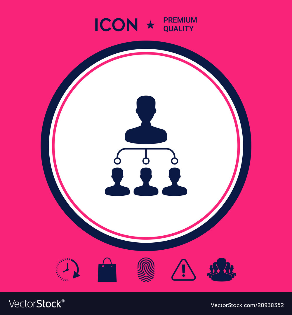 Hierarchy icon symbol