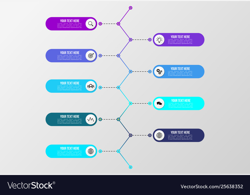Infographic design template with options steps