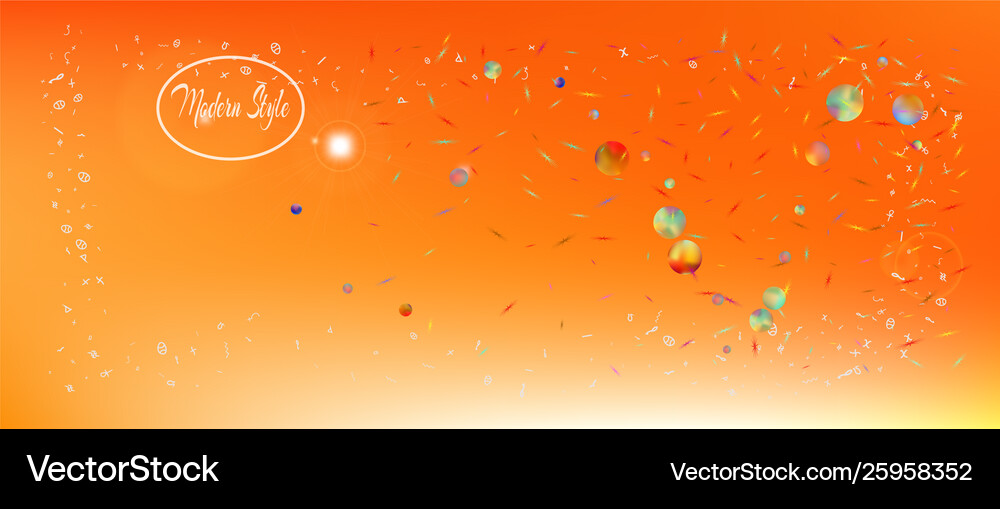 Professional abstract ultra wide space background Vector Image