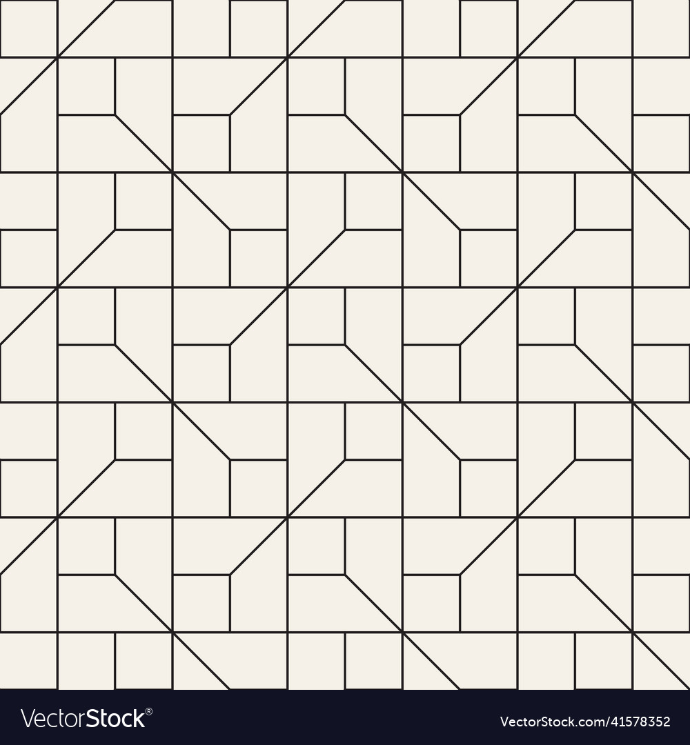 Seamless pattern repeating geometric elements