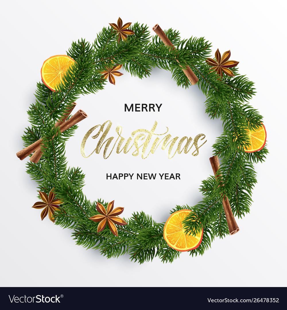 Spiced Christmas Wreath