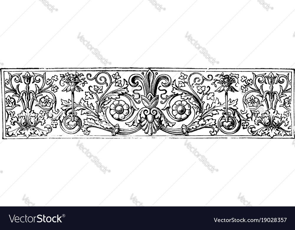 Banner is a contains floral arrangements