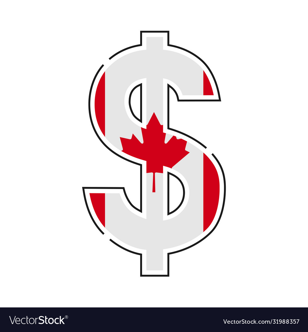 Canadian currency outlet symbol