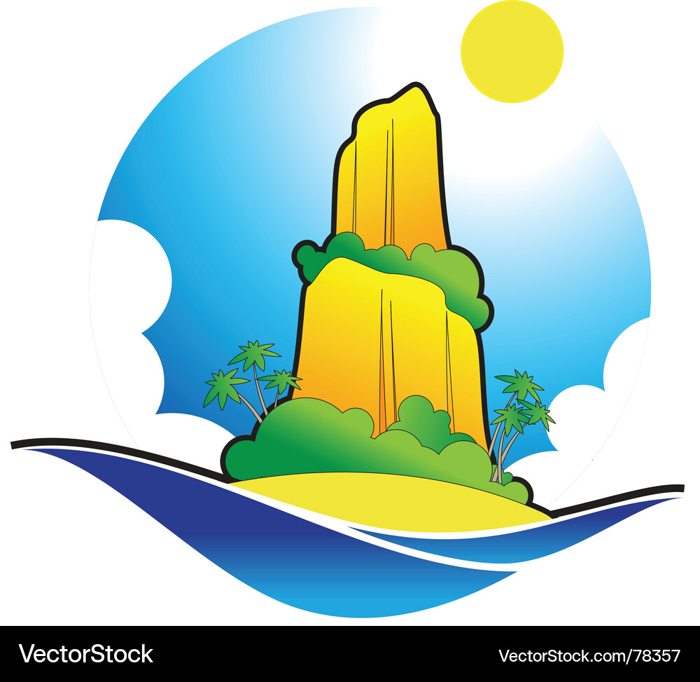 Island Royalty Free Vector Image - VectorStock