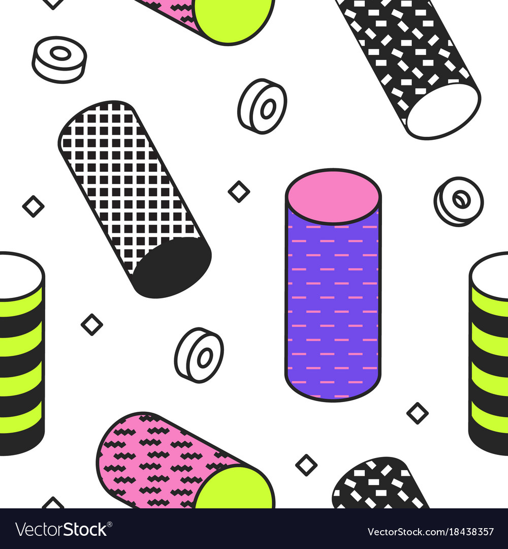 Memphis Style Geometric Pattern