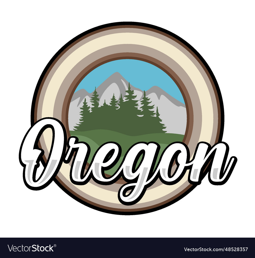 Oregon Zustand mit schöner Aussicht