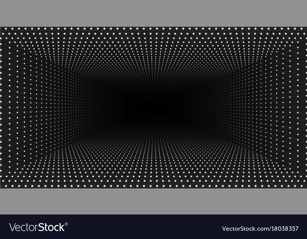 Shining Rectangular Tunnel