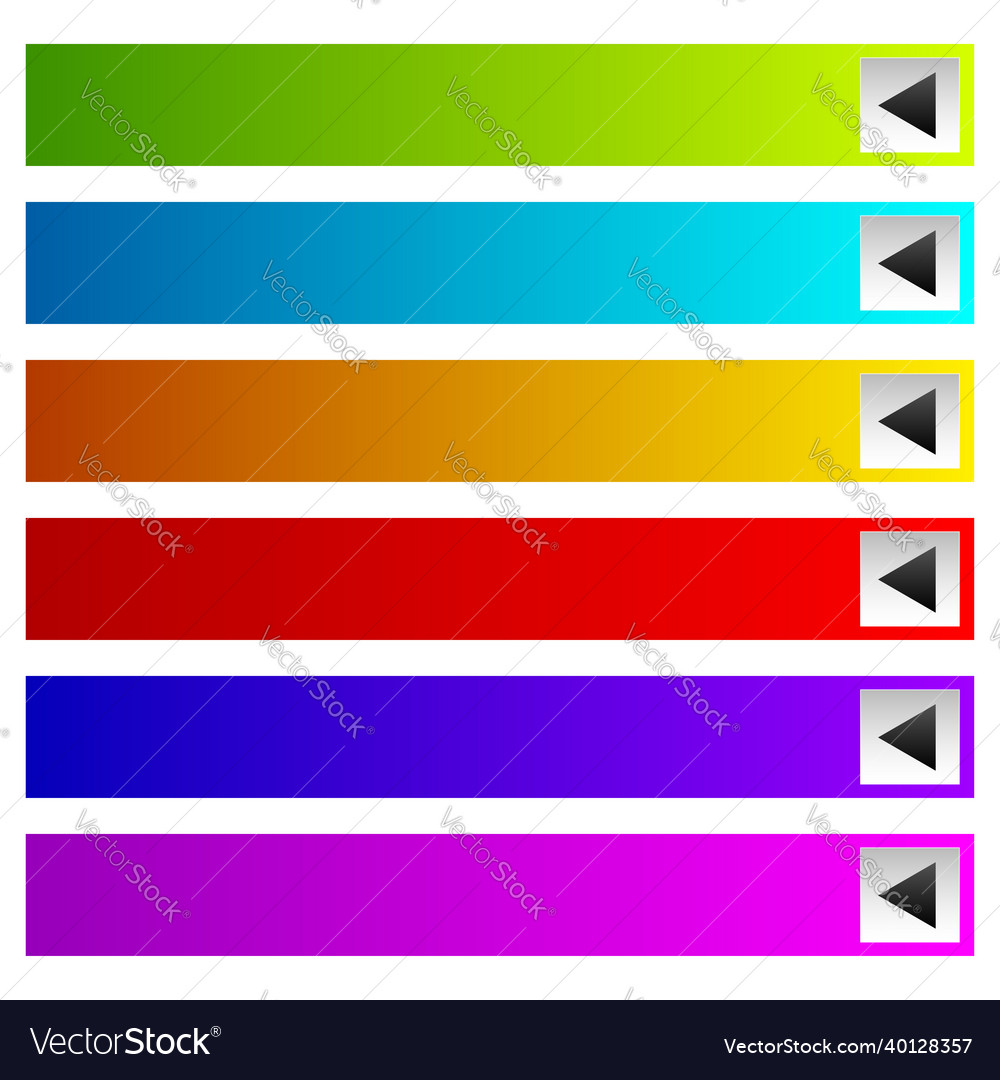 Web button banner plaque bar design element Vector Image Web button banner plaque bar design element