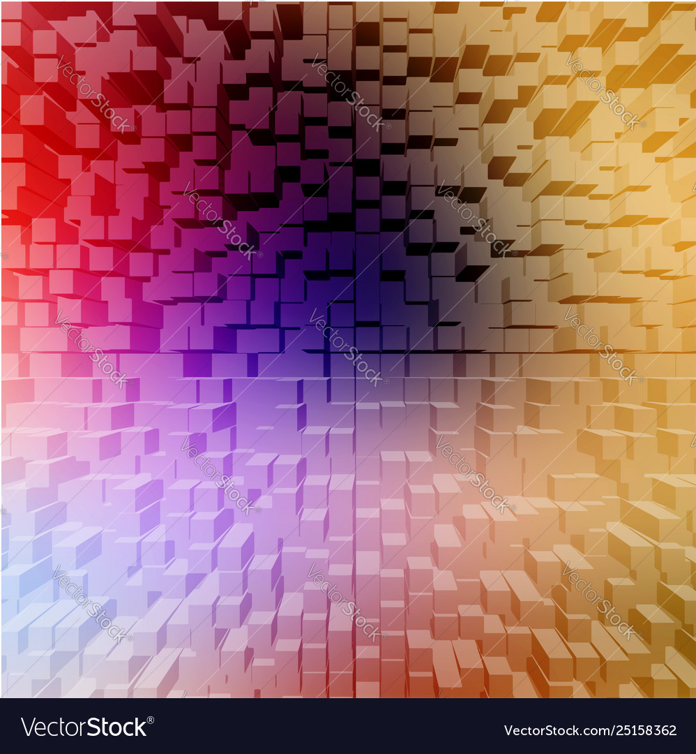 Abstract background with colorful blocks vector image Abstract background with colorful blocks