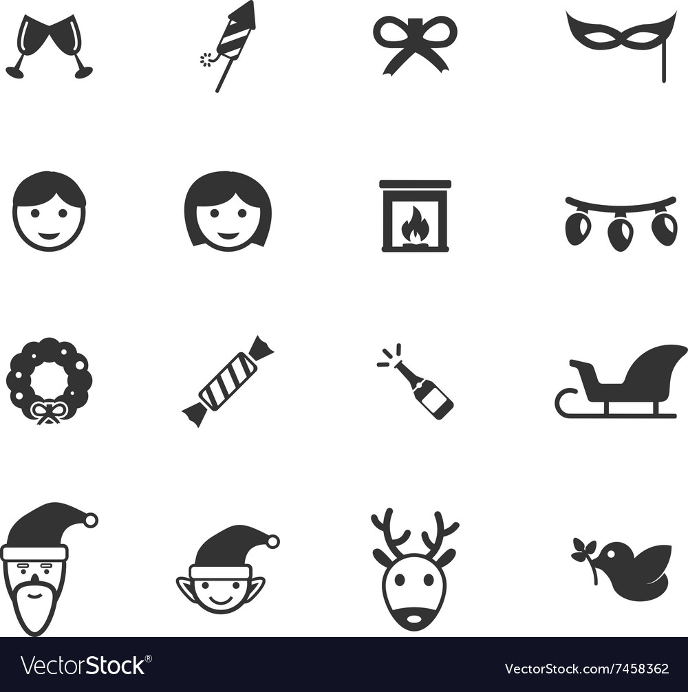 Christmas simply icons