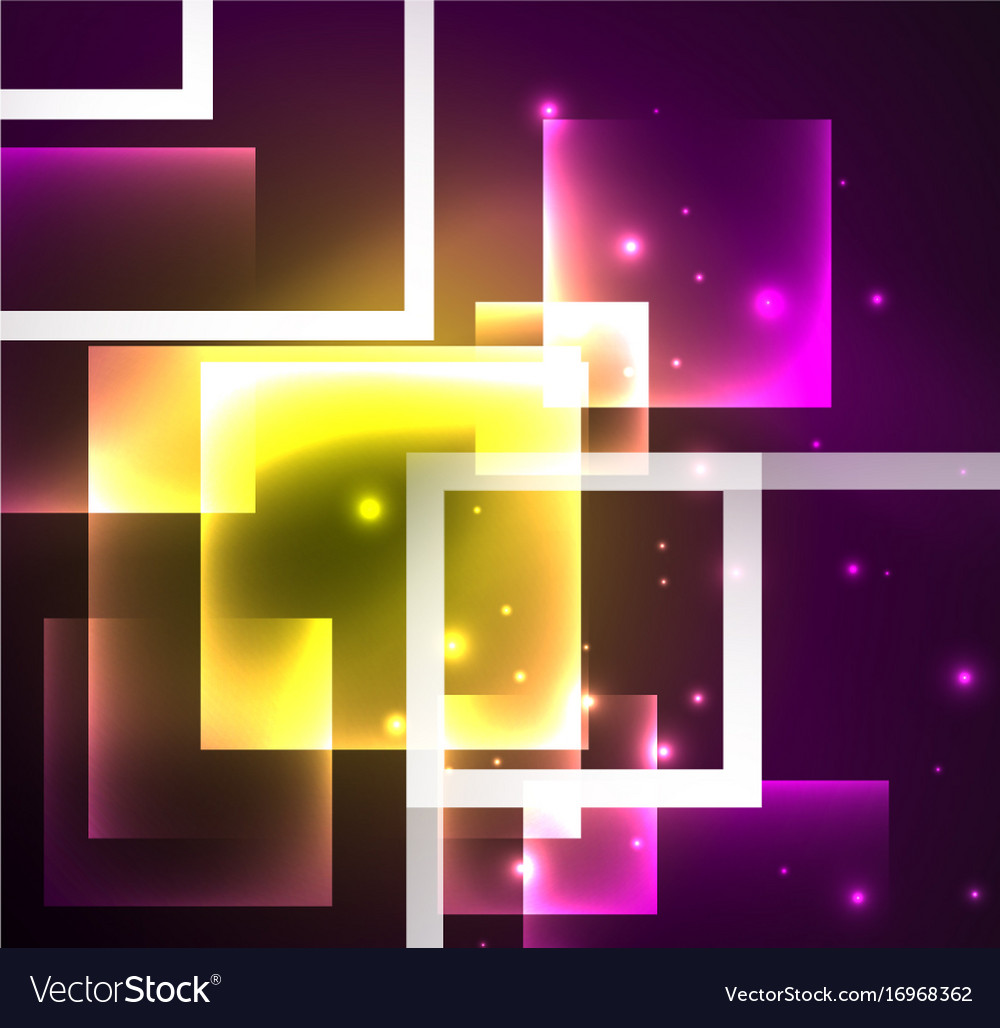 Dark background design with squares and shiny