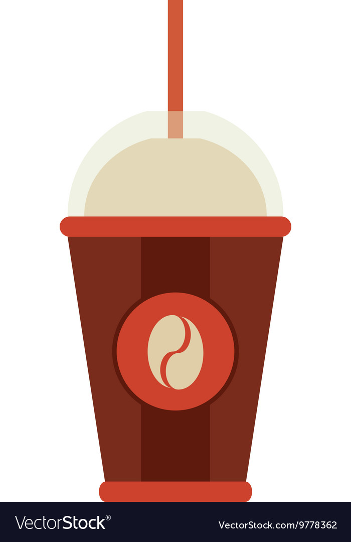 Disposable coffee cup icon