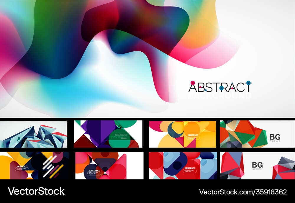 Mega collection geometric abstract Royalty Free Vector Image