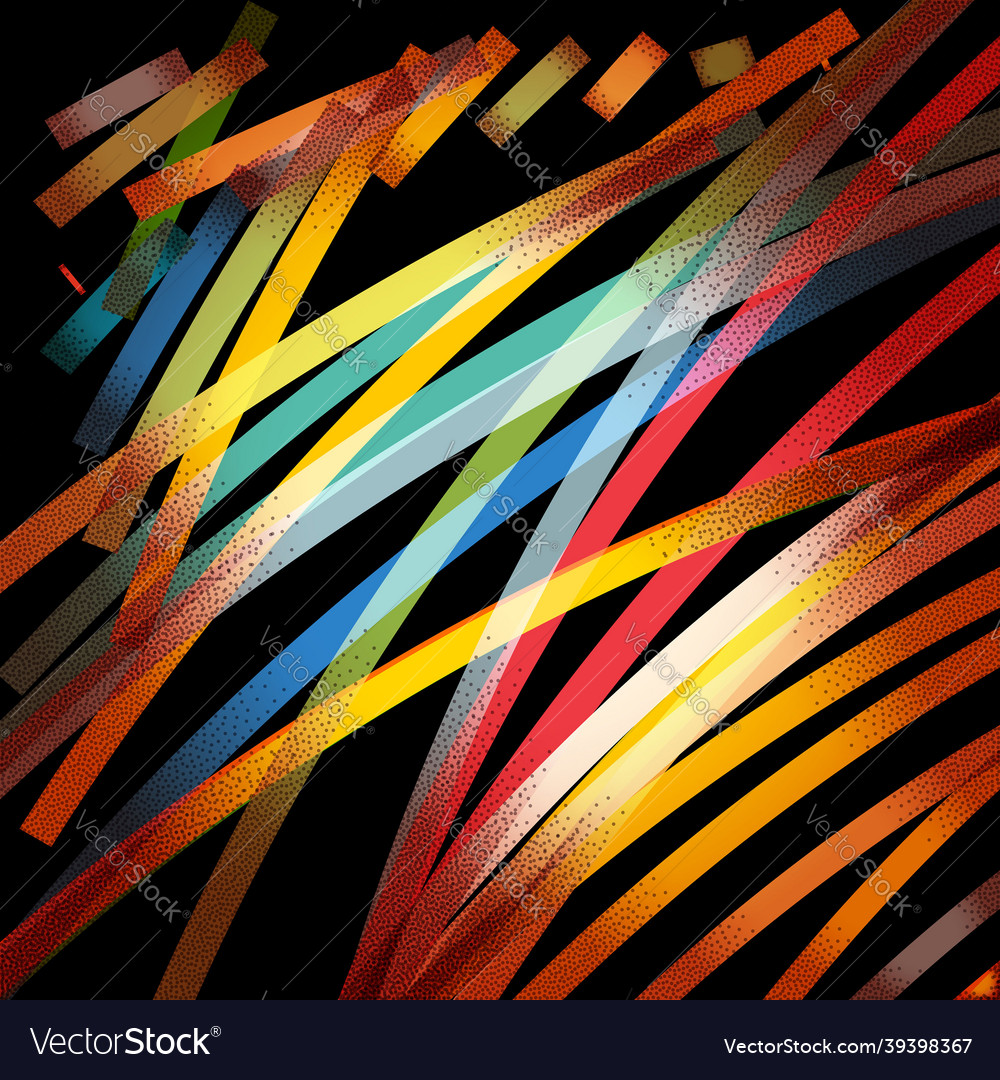 Abstract background with retro colorful lines vector image Abstract background with retro colorful lines