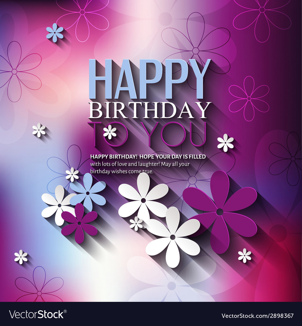 happy birthday flowers wallpapers