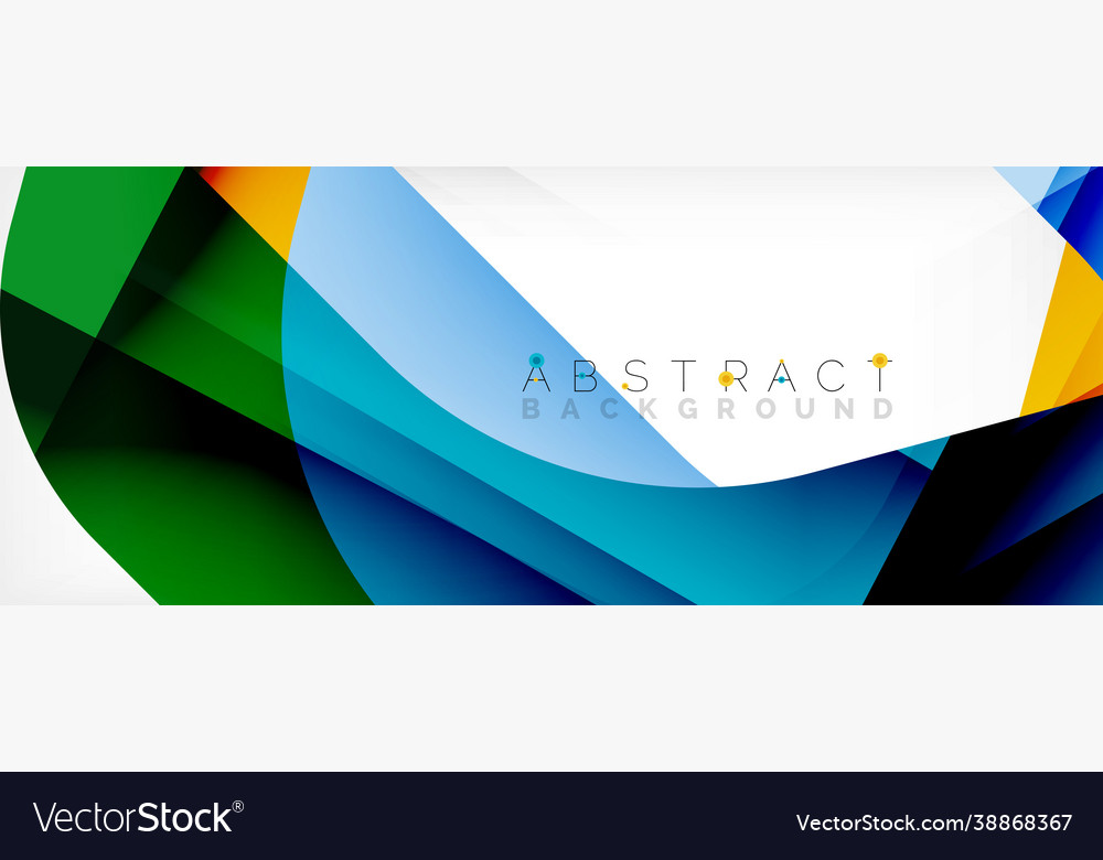 Geometric abstract background - multicolored
