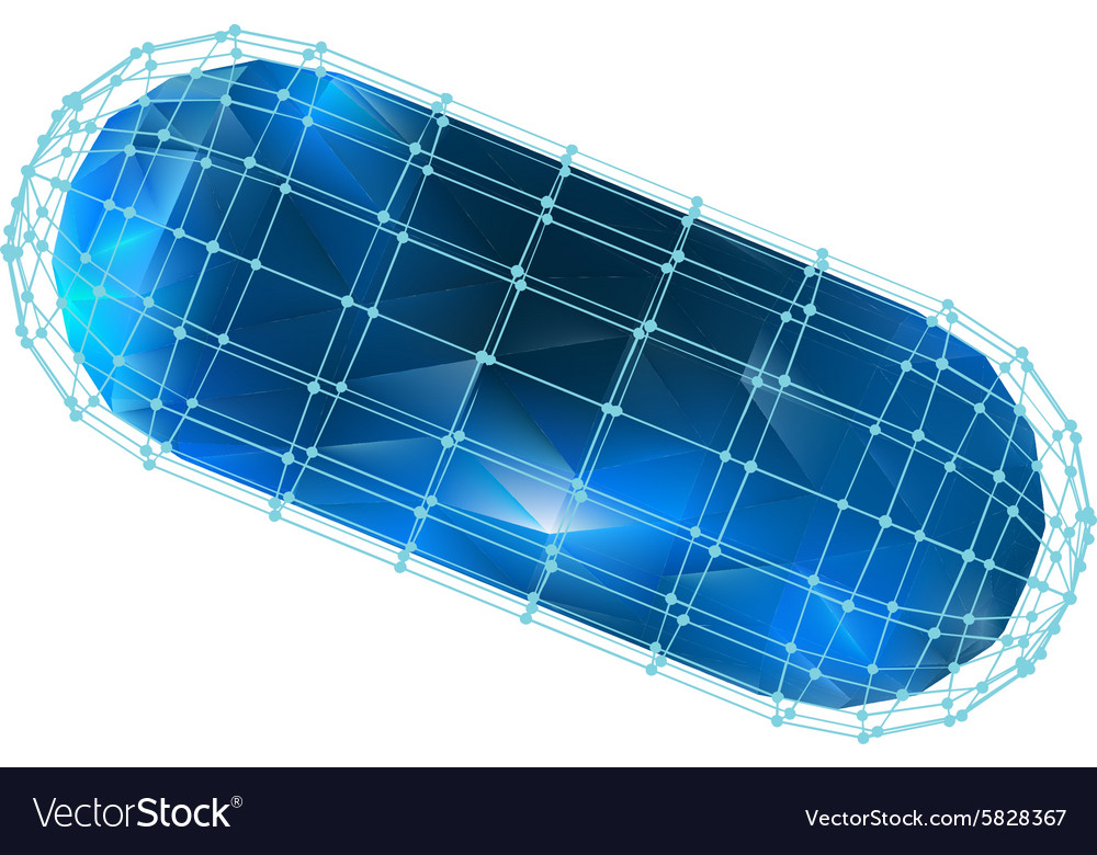 Mesh polygonal background scope of lines and dots