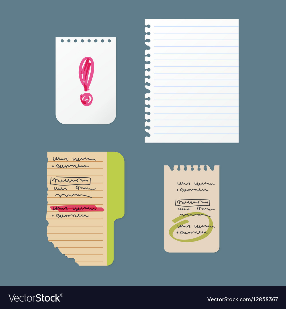 Paper notes sheet for message