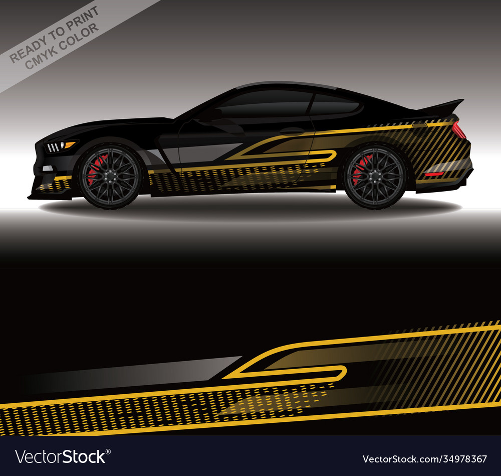 Rennwagen Wrap Decal - Rally Style
