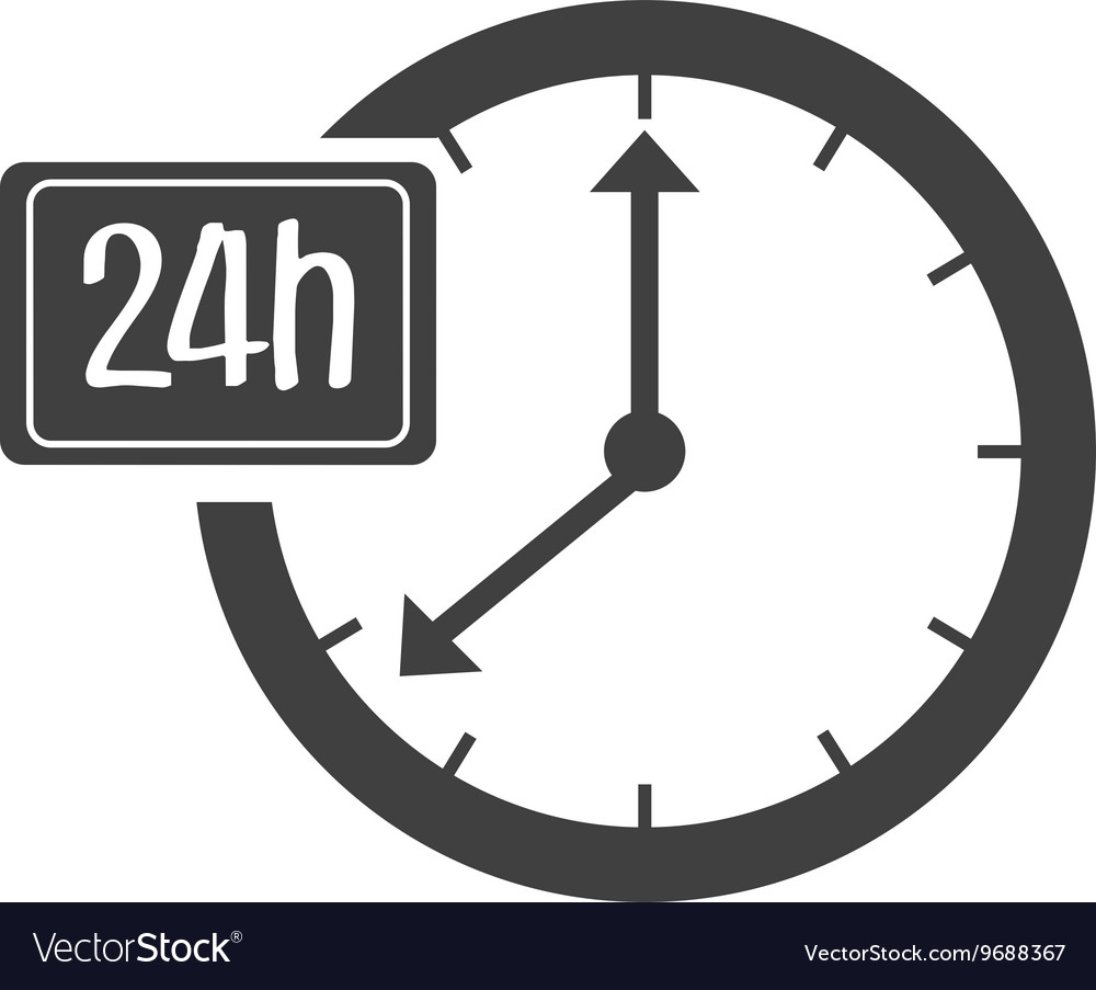 Time and clock isolated icon