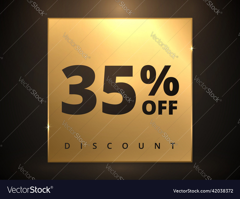 35 off discount banner special offer sale