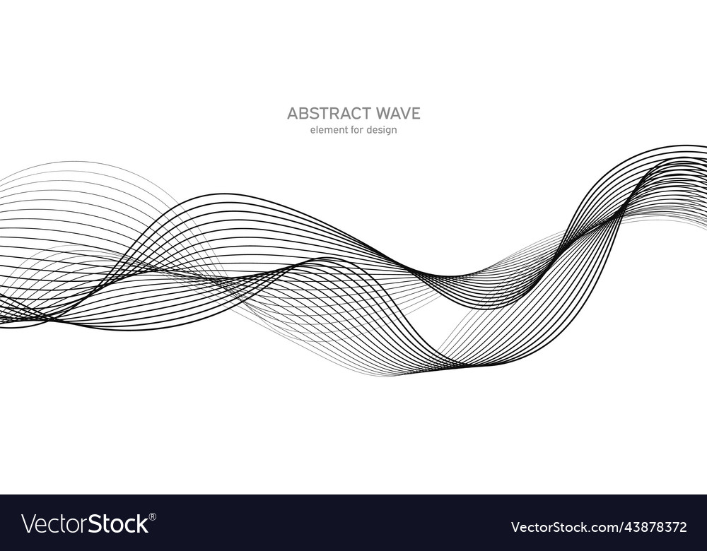 Abstract wave element for design digital Vector Image Abstract wave element for design digital