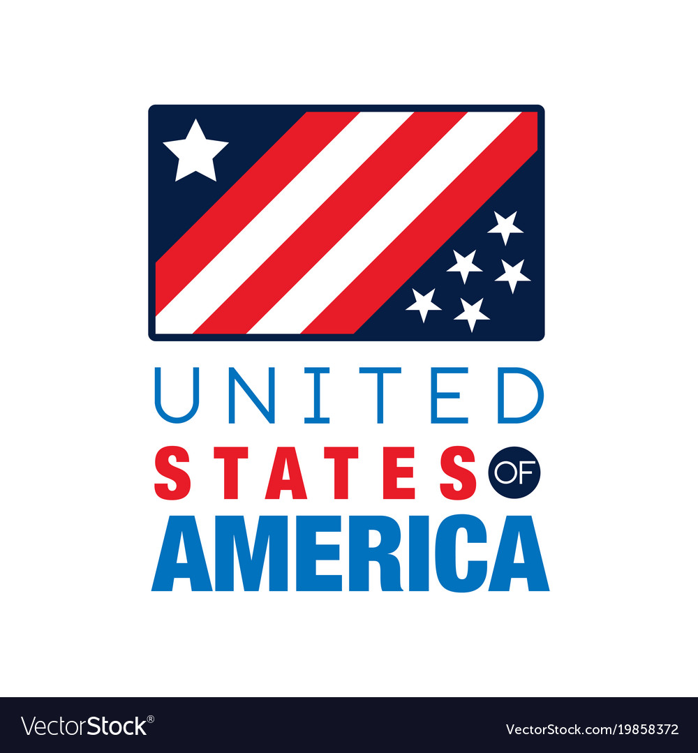 American Flag Logo Template