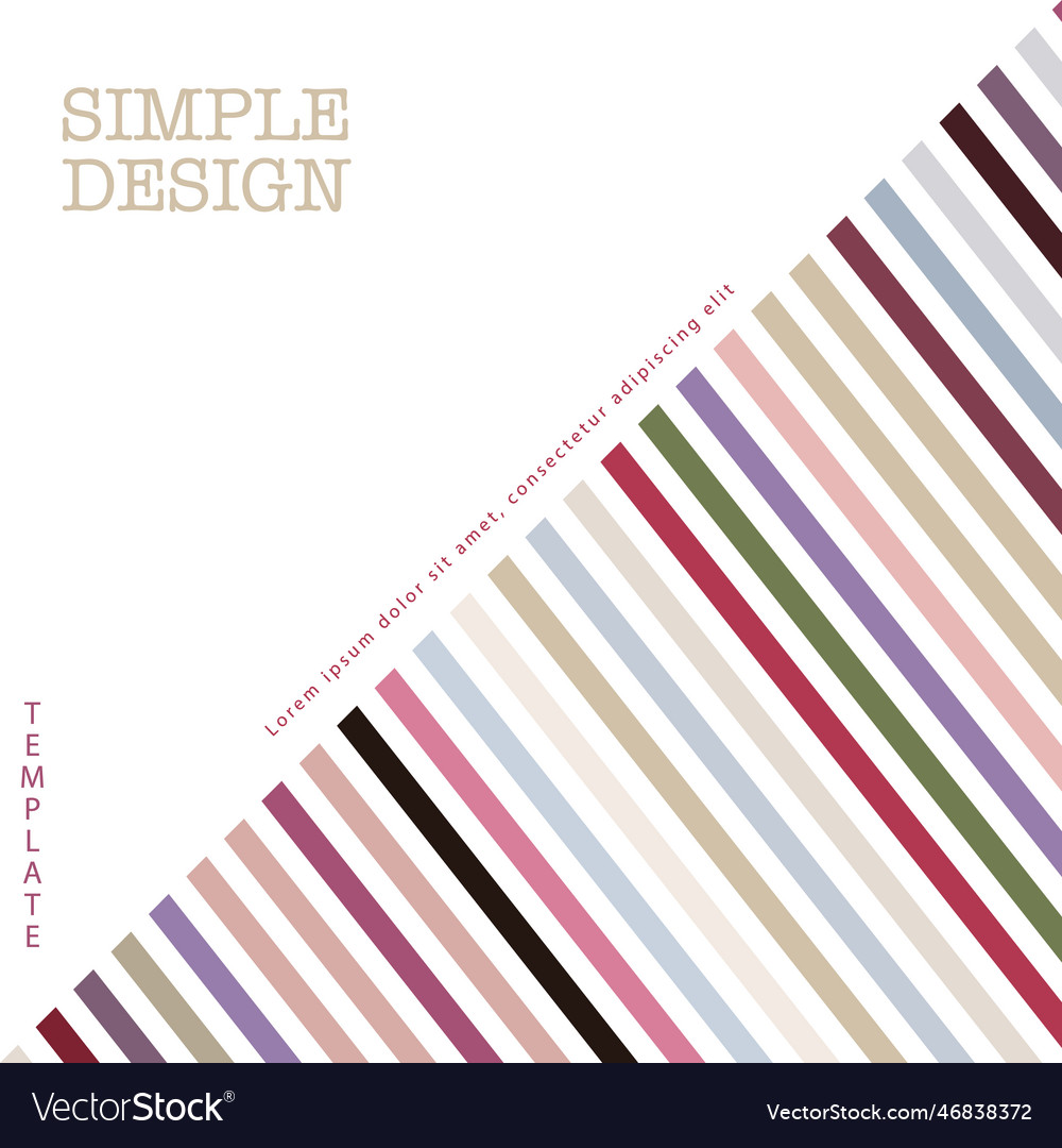 Colored parallel lines the idea for design Vector Image Colored parallel lines the idea for design