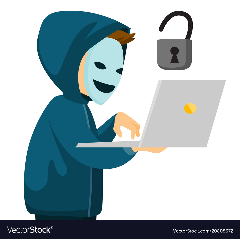Hacker with Laptop