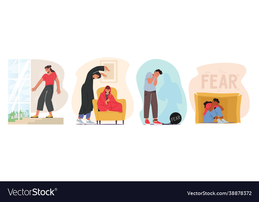 Set characters with fear mental problems