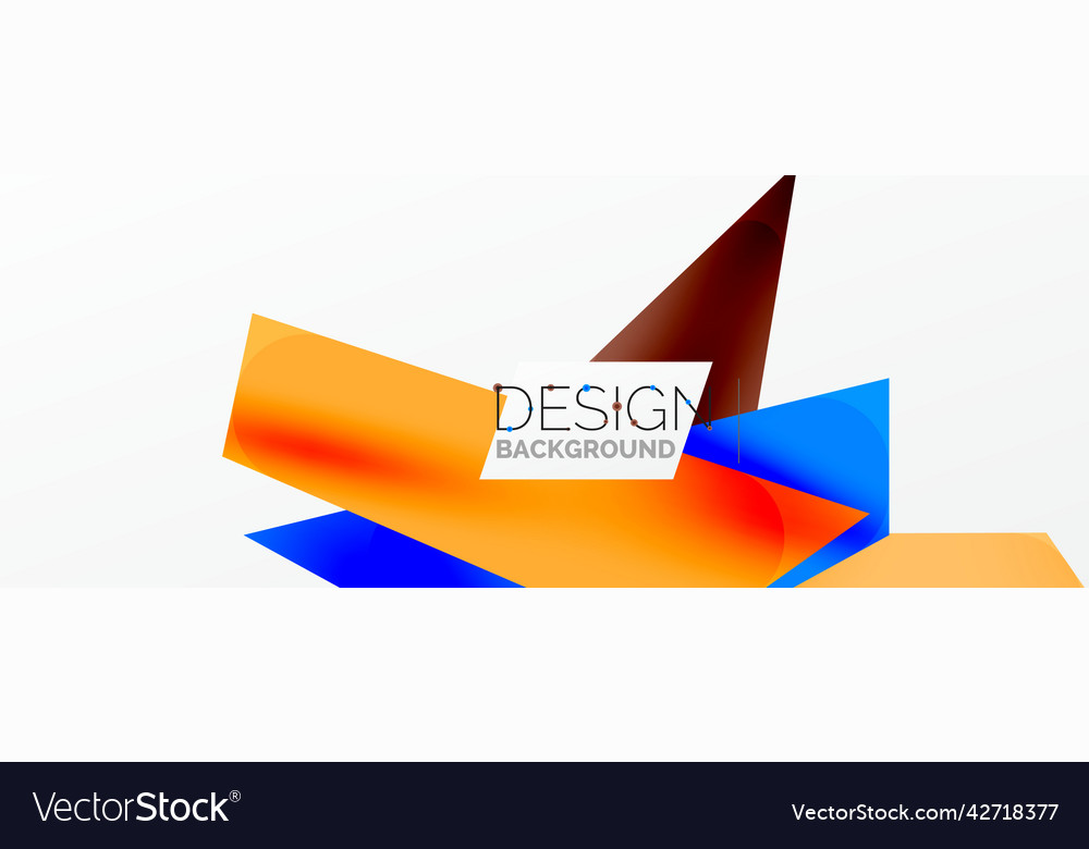 Background abstract overlapping shapes minimal vector image Background abstract overlapping shapes minimal