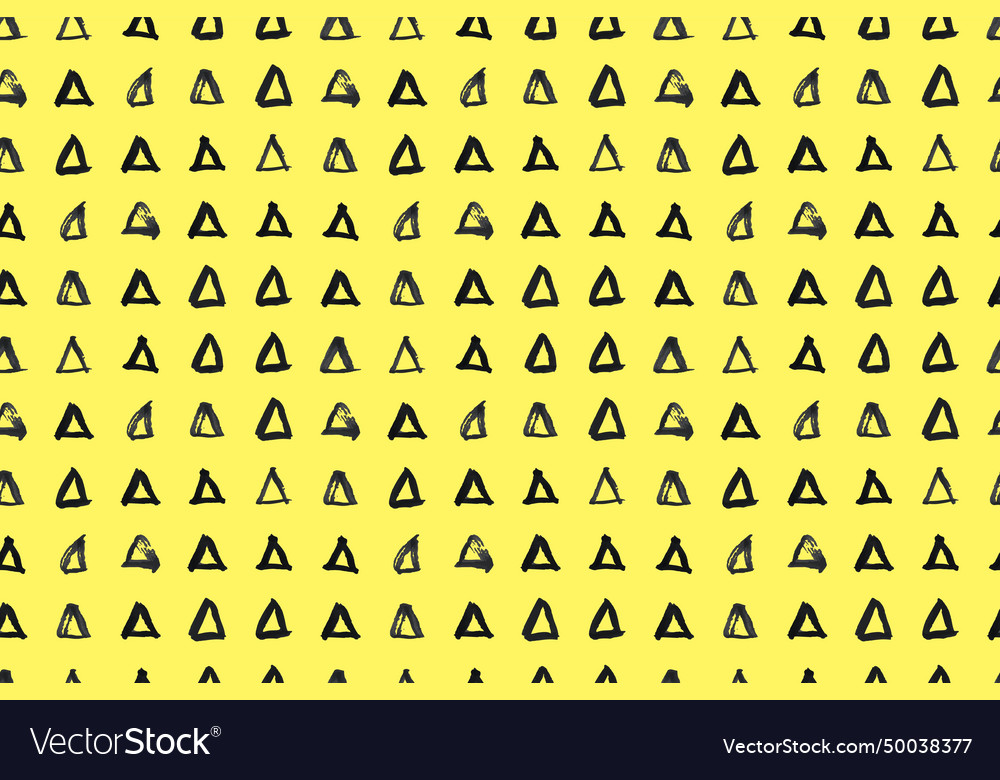 Dash pattern on yellow background wrapping paper vector image Dash pattern on yellow background wrapping paper