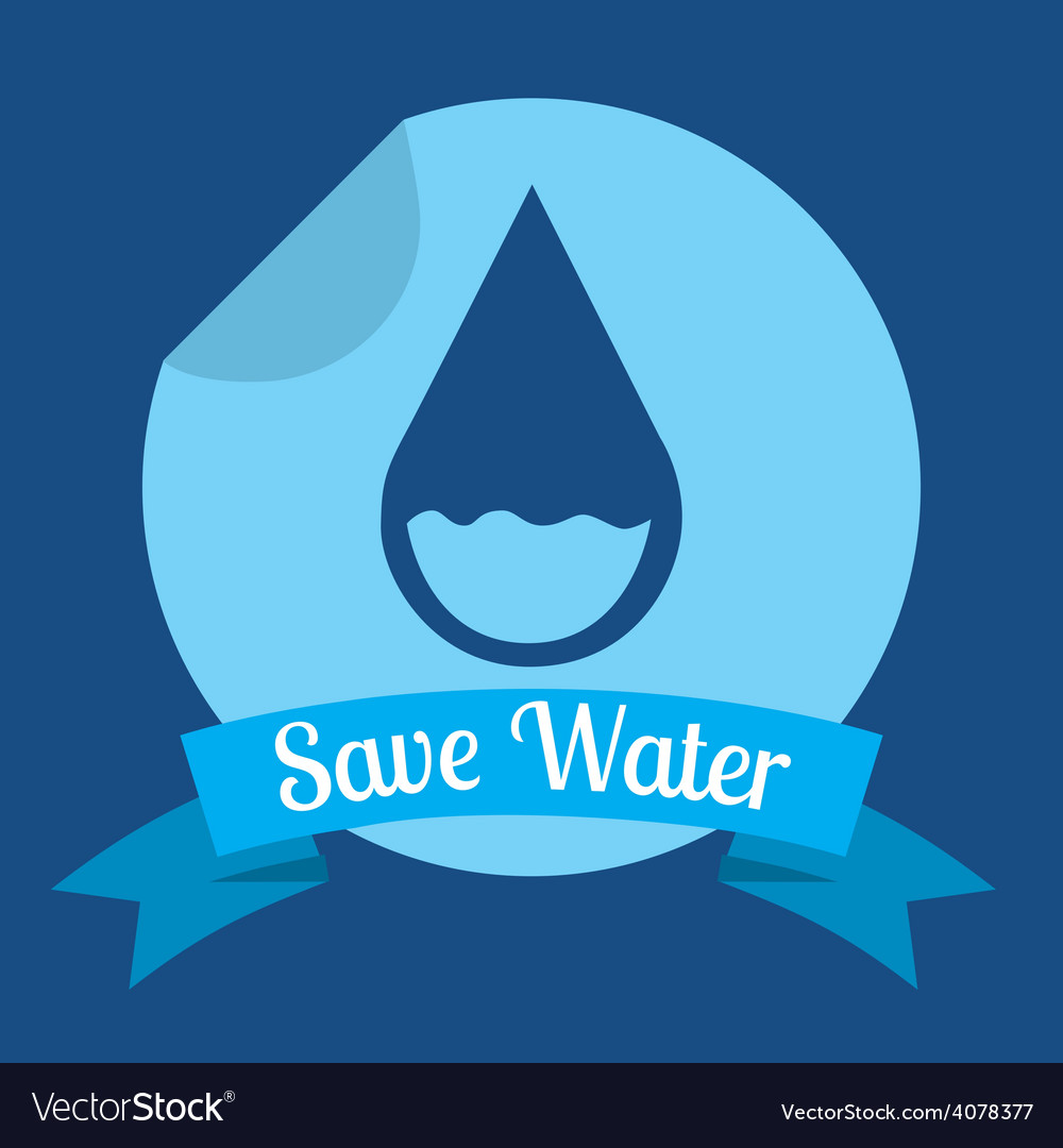 Natural water Royalty Free Vector Image - VectorStock