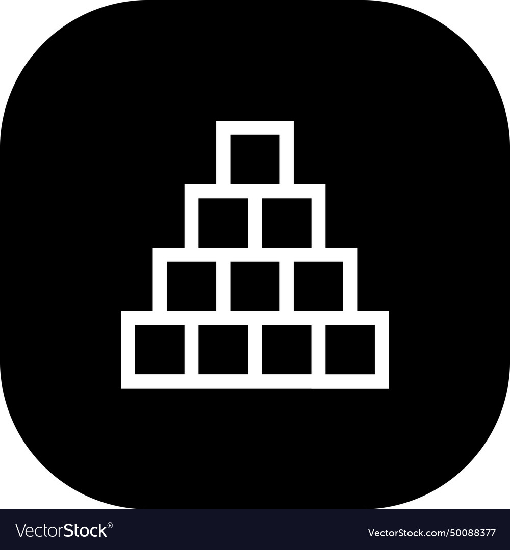 Quantity key performance indicator icon