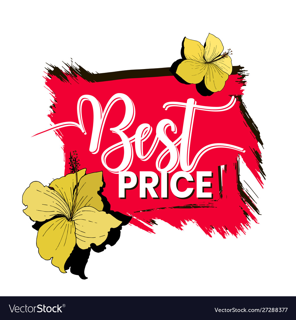 Sale tag with discount label promotion