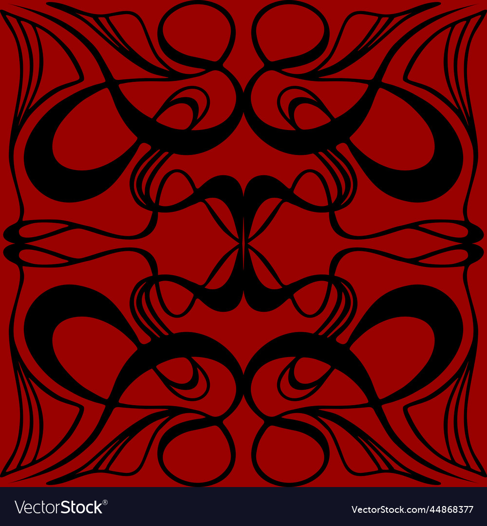 Seamless graphic pattern tile with abstract vector image Seamless graphic pattern tile with abstract