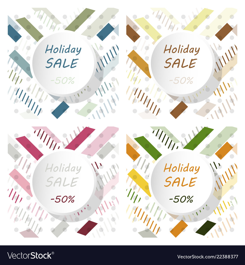 Set of holiday sale calligraphy calligraphic